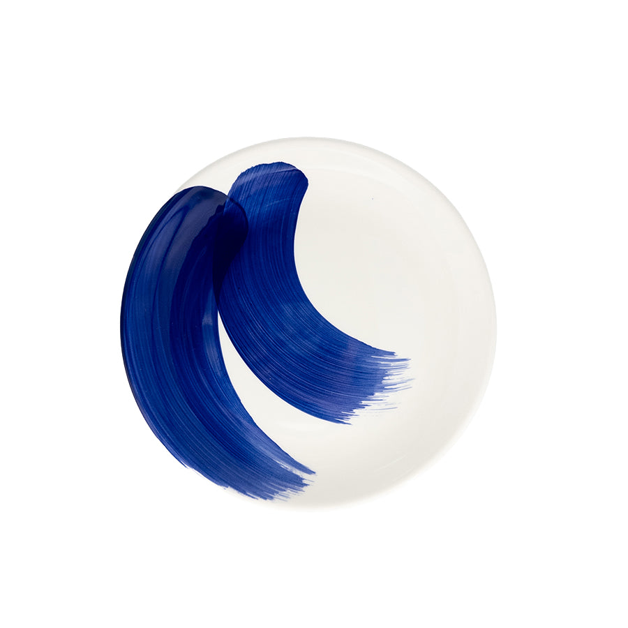 Blue Brushstrokes Small Plate