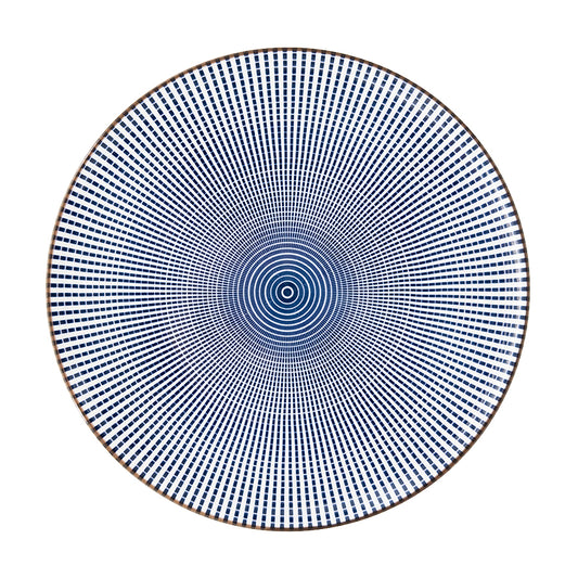 Japan Blue Radial Dinner Plate