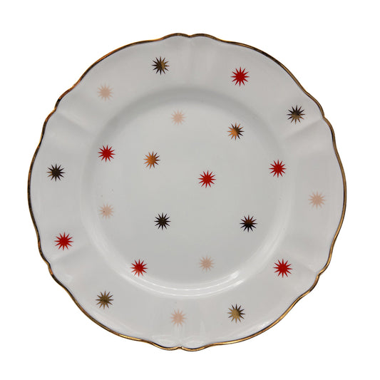 Red-Gold Stars Plate