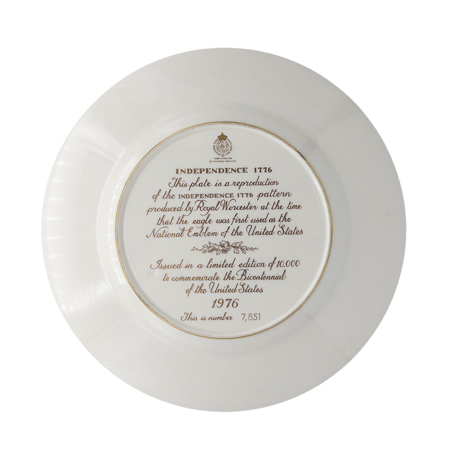 Eagle Tree Bicentennial Plate