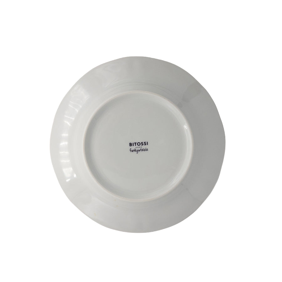 Blue-White Playful Fish Plate